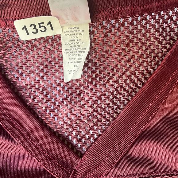 A4 Men’s Short Sleeve Sport Shirt size XL, Burgundy Red - Picture 6 of 8